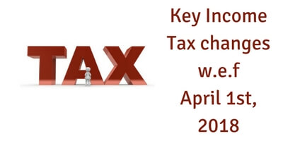 income tax changes